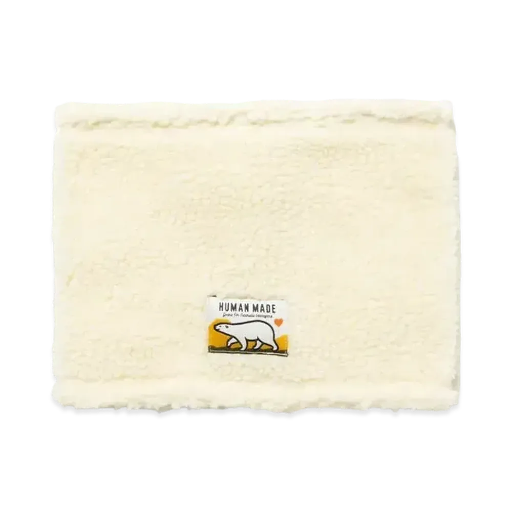 HUMAN MADE BOA FLEECE NECK WARMER "White"
