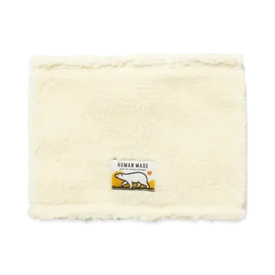 HUMAN MADE BOA FLEECE NECK WARMER "White"