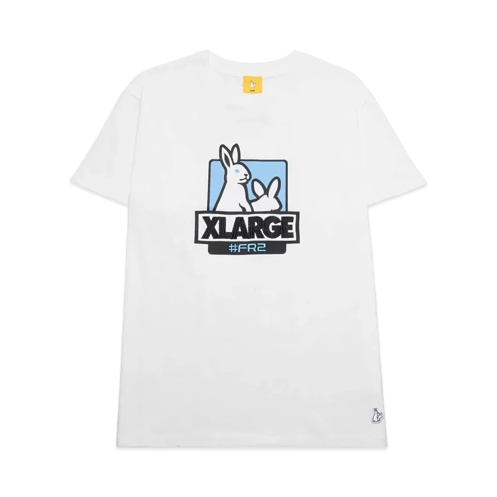 XLARGE x FR2 Box Logo S/S T-shirt "White"