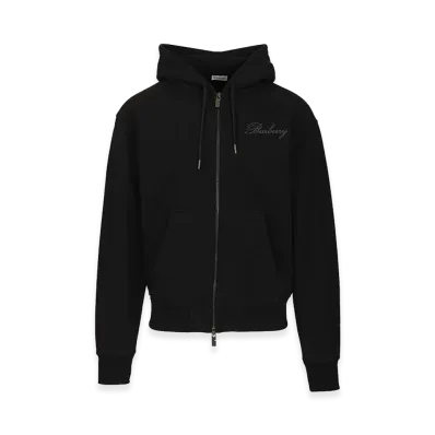 Burberry Stretch Cotton Sweatshirt "Black"