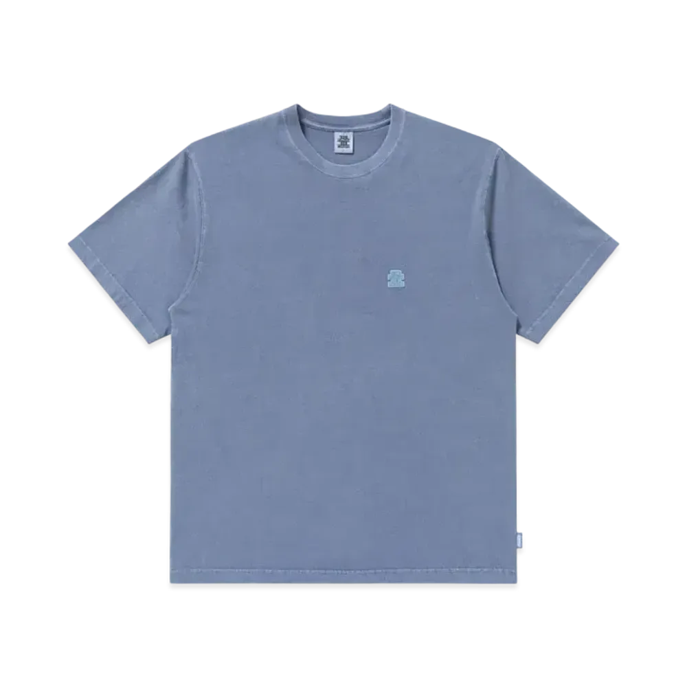 Black Eye Patch Pigment Dyed Small OG Label Tee "Navy"