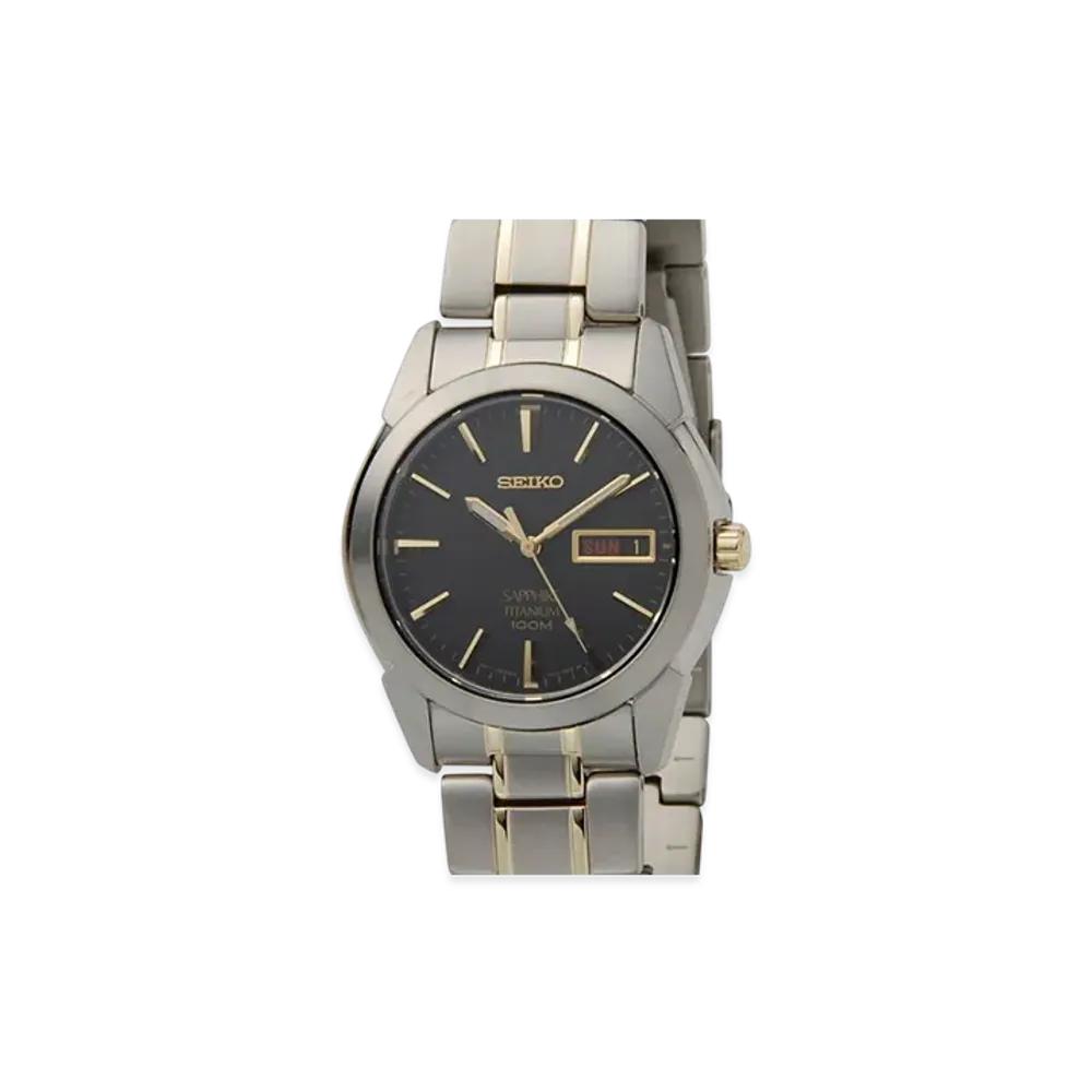 SEIKO Titanium Watch Reverse Import Model "Black"