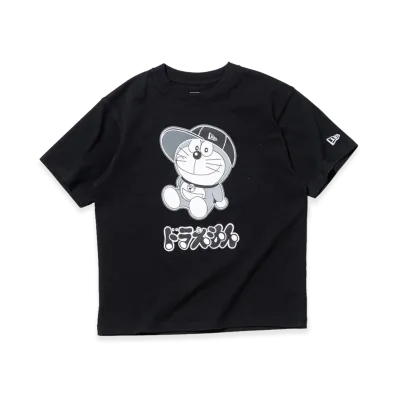 NEW ERA x Doraemon Youth Short Sleeve Cotton T-Shirt Cap Kids "Black"