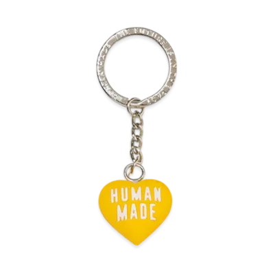 HUMAN MADE Heart Rubber Keychain "Yellow"