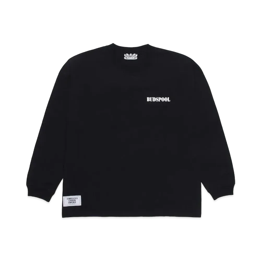 APHRODITEGANG Bud Spool Front Bud Spool Back TCS Print L/S Tee "Black"