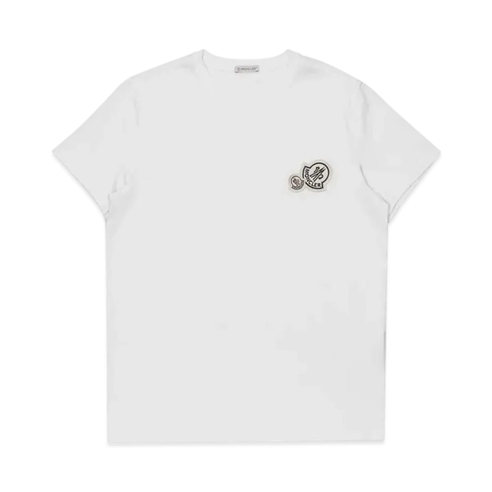 MONCLER T-Shirt Cut And Sew "White"