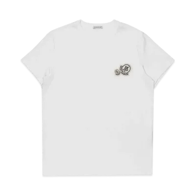 MONCLER T-Shirt Cut And Sew "White"