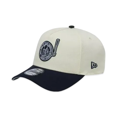 NEW ERA 9Forty A-Frame Hall of Fame 2025 Ichiro Suzuki Seattle Mariners Patch "Chrome White/Navy"