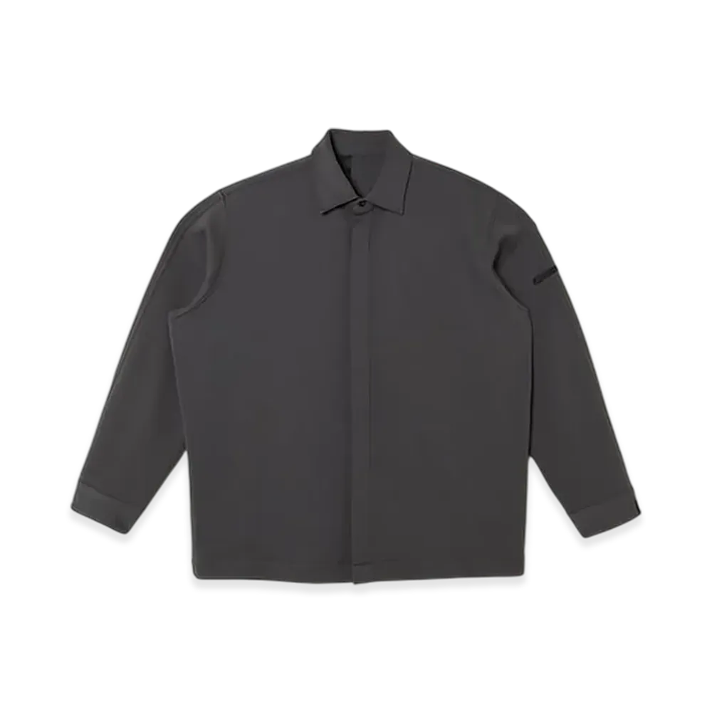 N.HOOLYWOOD COMPILE Fly Front Shirt "Charcoal"
