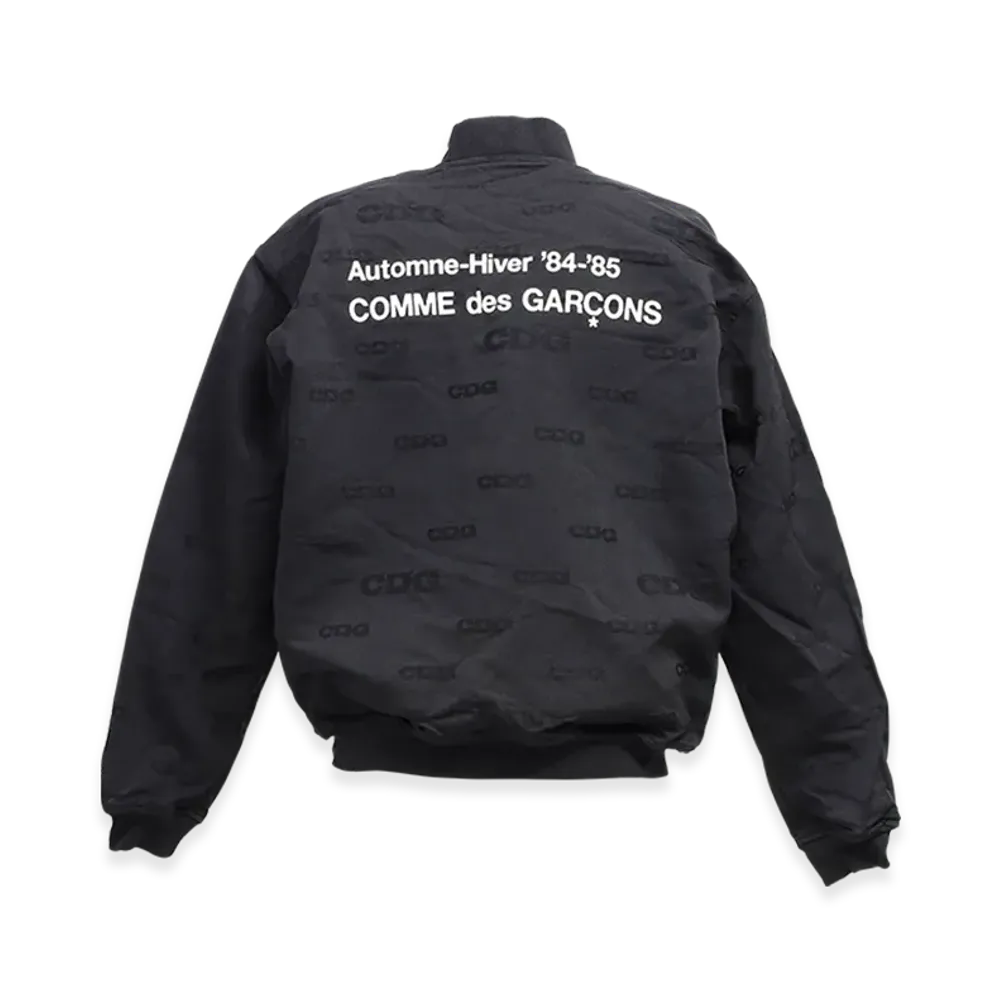 Comme des Garcons CDG Jacquard Blouson Jacket "Black"