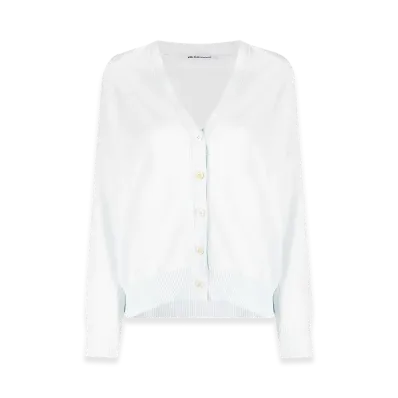 Jil Sander Women's V-Neck Cardigan "Blue"