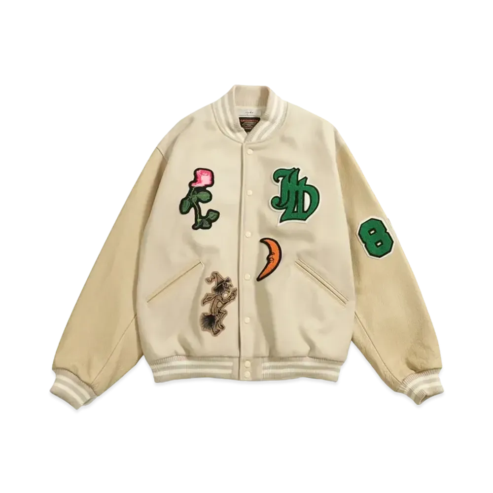 SKOOKUM × JieDa STADIUM JACKET "BEIGE/BEIGE"
