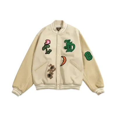 SKOOKUM × JieDa STADIUM JACKET "BEIGE/BEIGE"