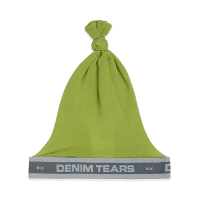 DENIM TEARS Stocking Wave Cap "Green"