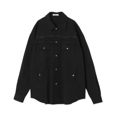 UNDERCOVER Cotton Wool Shirt "Black"