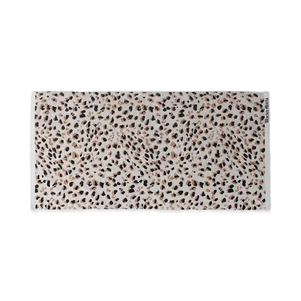 WACKO MARIA Leopard Jacquard Towel [Large] "Gray"
