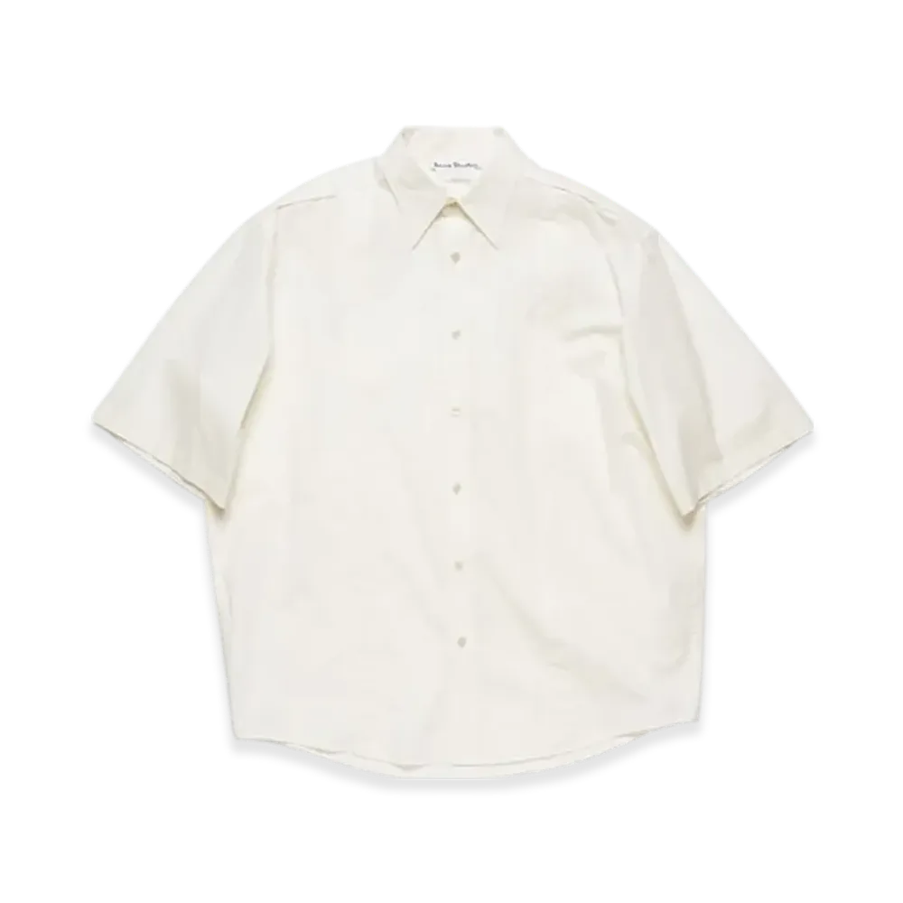 Acne Studios Short Sleeve Button-Up Shirt "White"