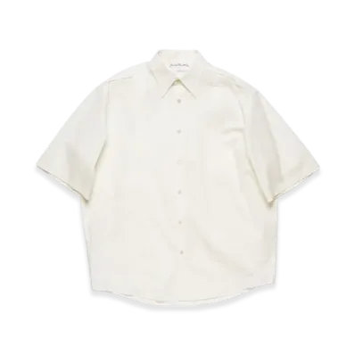 Acne Studios Short Sleeve Button-Up Shirt "White"