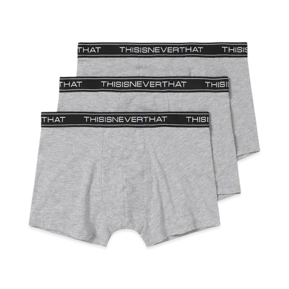 thisisneverthat Cotton Briefs 3Pack "Grey"