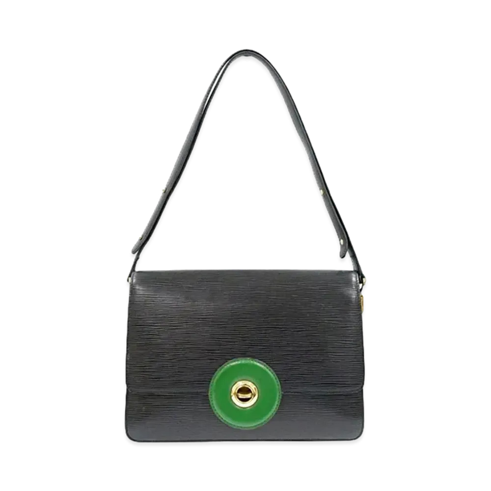 Louis Vuitton Epi Free Lin "Noir/Green"