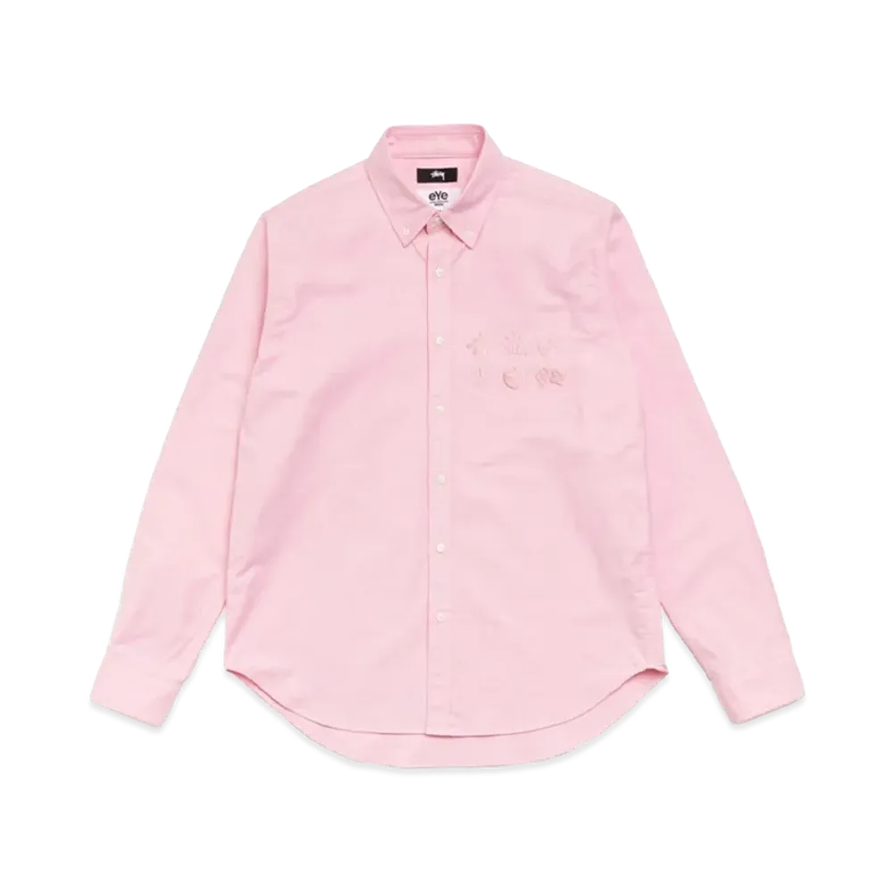 eYe JUNYA WATANABE MAN x Stussy W-Name Oxford BD Shirt "Pink"