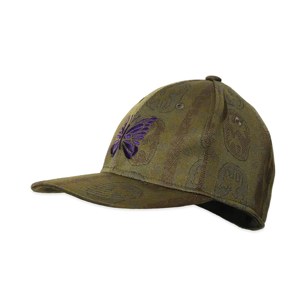 NEEDLES Baseball Cap - Poly Jacquard "Olive"