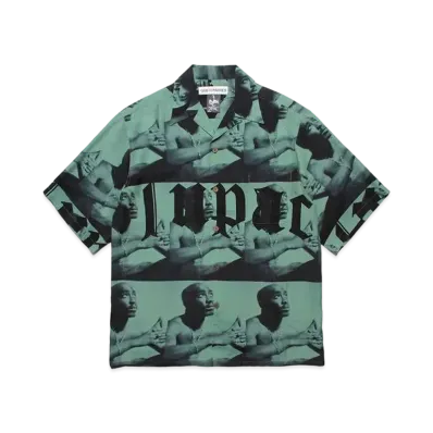 WACKO MARIA x 2PAC / Hawaiian Shirt "Green"