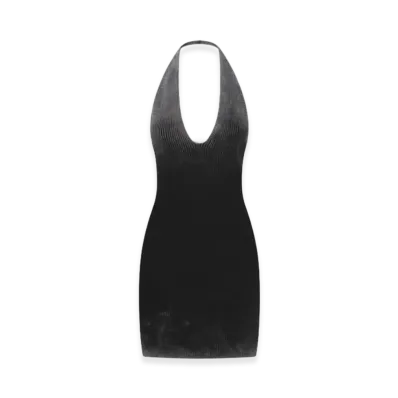 Diesel Women's Cotton Mini Dress "Black"