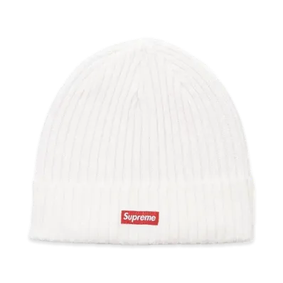 Supreme Overdyed Beanie "White"(19SS)