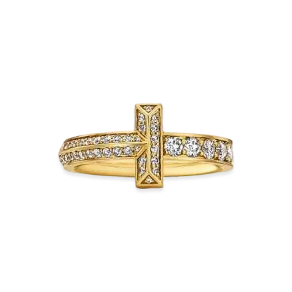 Tiffany & Co. T1 Narrow Ring "Yellow Gold/Diamond"