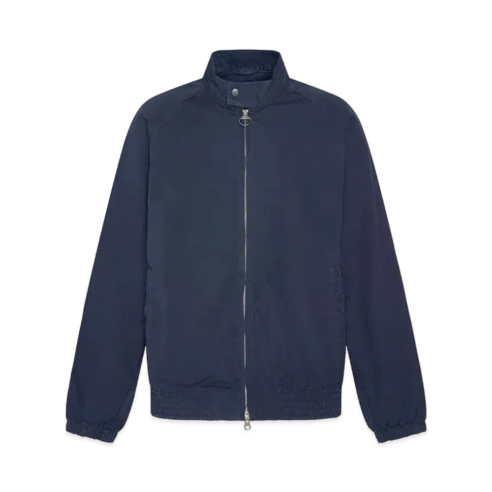Barbour Garment Dyed Cotton Harrington Jacket "Navy"