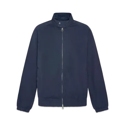 Barbour Garment Dyed Cotton Harrington Jacket "Navy"