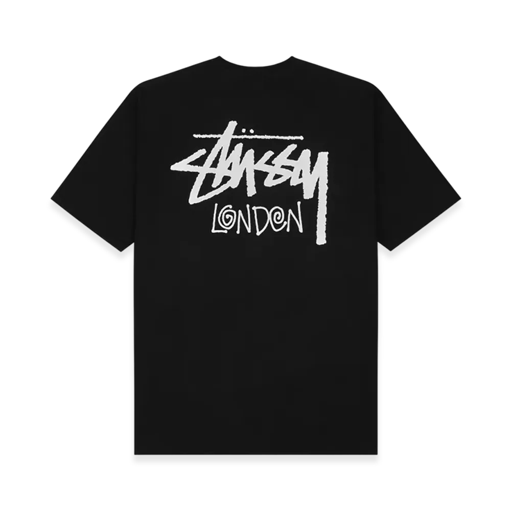 Stussy Stock London Tee "Black"