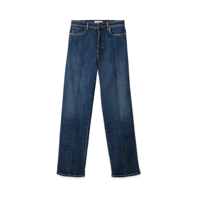 MIU MIU Women's Stretch Denim Pants "Blue"