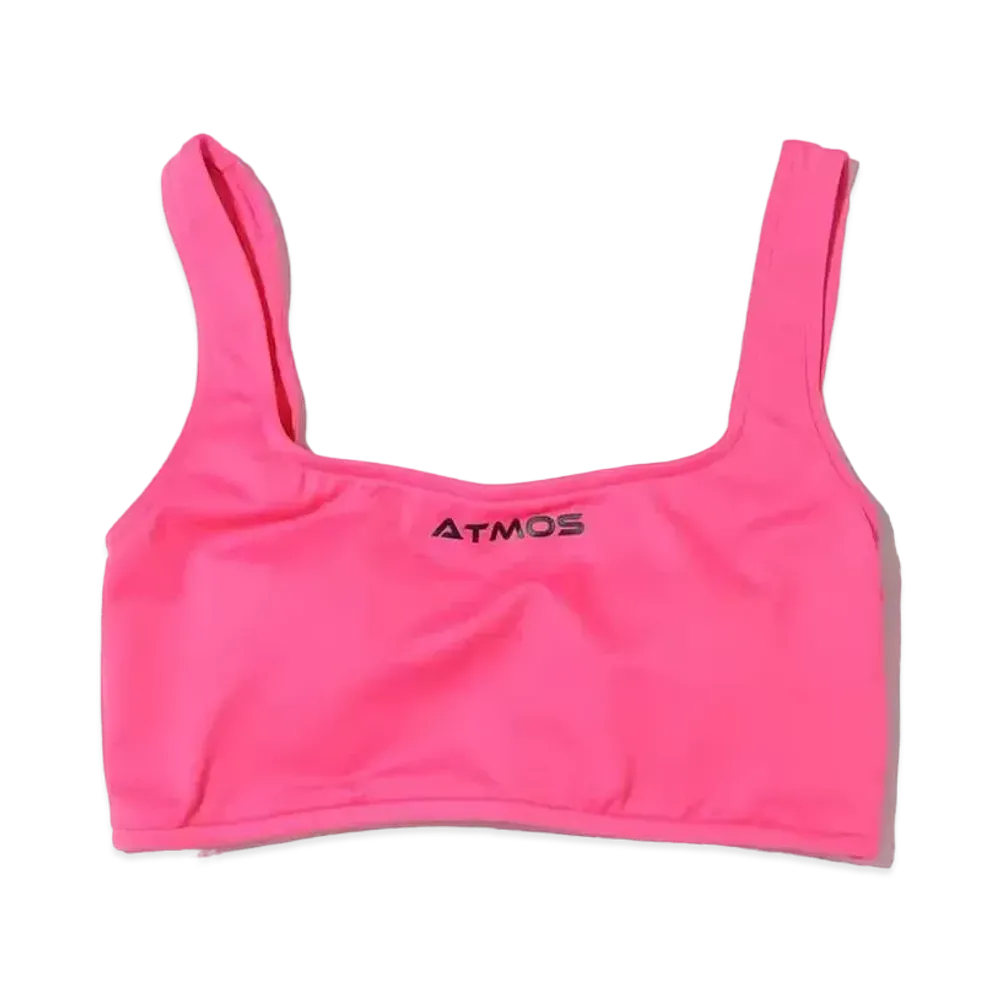 atmos pink x Guacamole Logo Tank Bra Top "Pink"