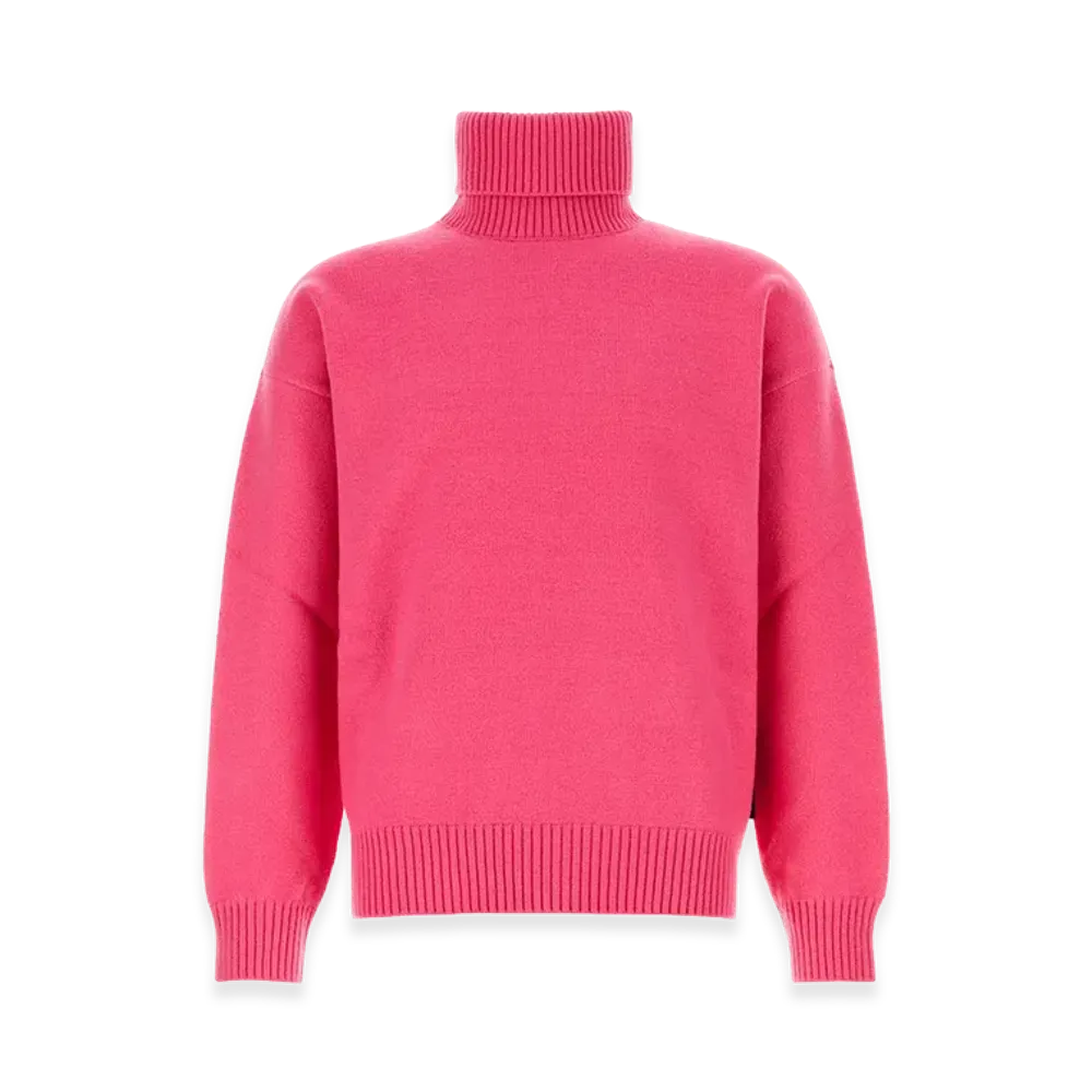 GUCCI Stretch Wool Blend Sweater "Pink"