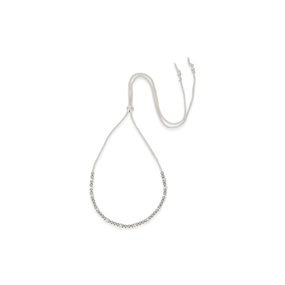WIND AND SEA IVX Japan WDS White Hearts Deerskin Necklace "Silver"