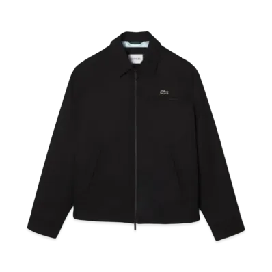 LACOSTE Shirt Color Zip Jacket "Black"