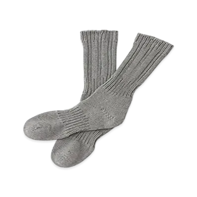 visvim ACHILLES SOCKS (HAND KNIT) "Grey"
