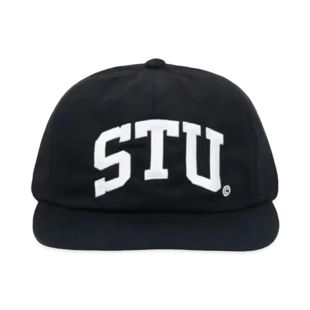 Stussy Mid-Depth Stu Arch Strapback (Cap)"Black"