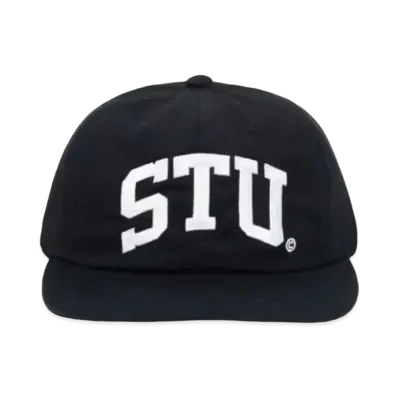 Stussy Mid-Depth Stu Arch Strapback (Cap)"Black"