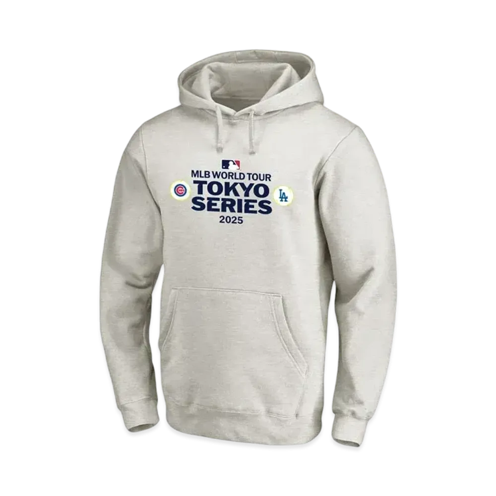 MLB Fanatics MLB Tokyo Series Opening Game Hoodie Parka Kids "Oatmeal"