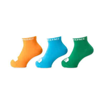 The North Face Kid's Ankle 3P "Multi -Color Green"