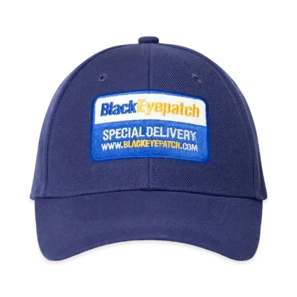 Black Eye Patch Deliveryman Cap "Navy"