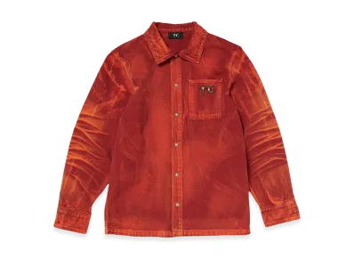 THUG CLUB TC Two Tone Washed Shirt "Red"