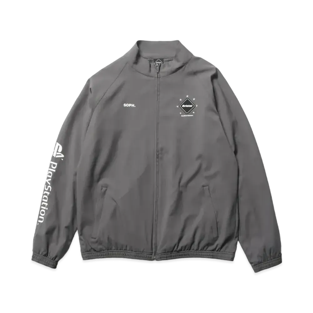 F.C.Real Bristol x PlayStation Team Track Jacket "Gray"