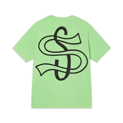 Stussy Big League Pigment Dyed Tee "Green"