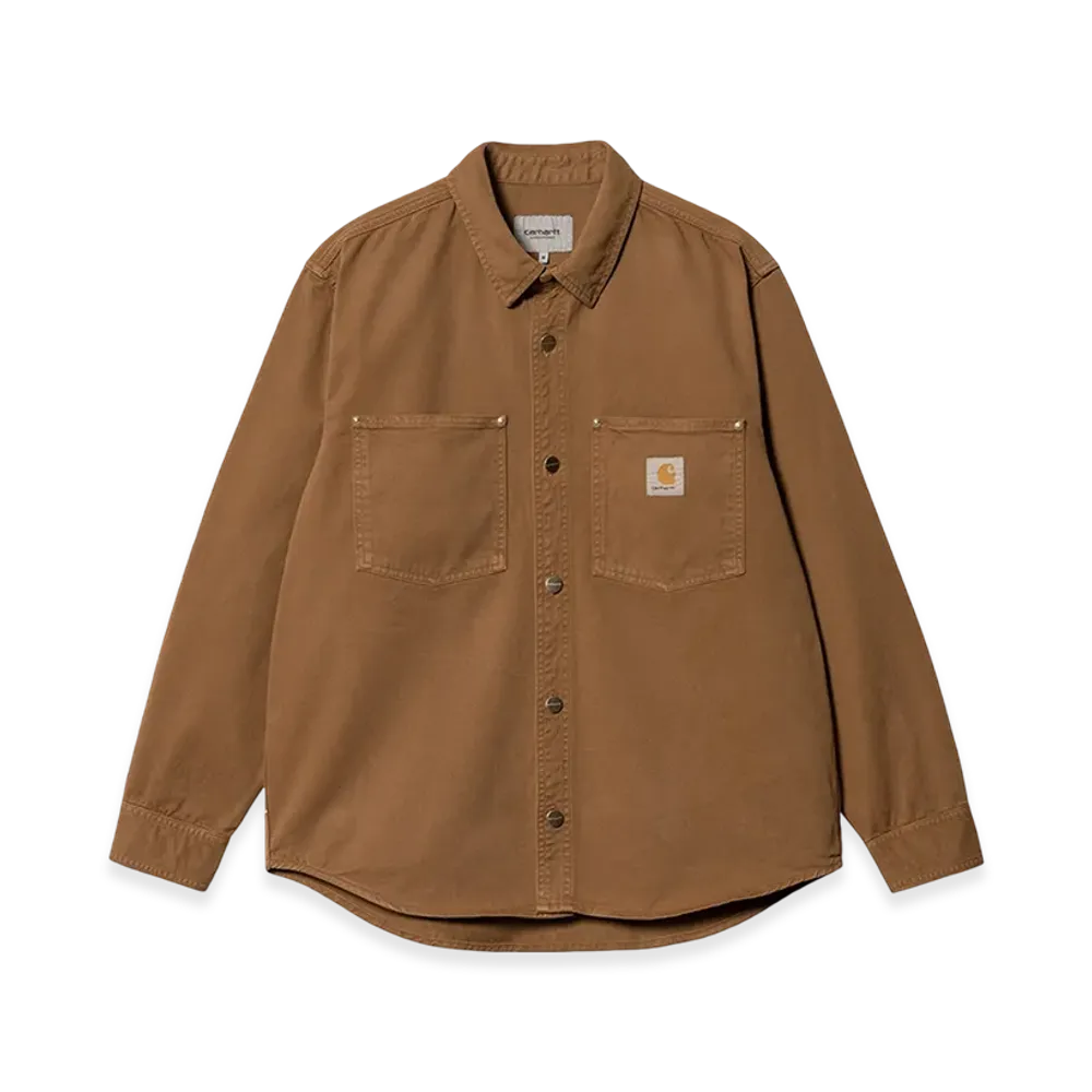 Carhartt WIP Derby Shirt Jacket "Hamilton Brown Garment Dyed"