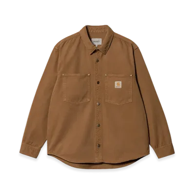 Carhartt WIP Derby Shirt Jacket "Hamilton Brown Garment Dyed"