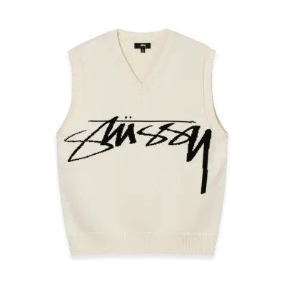 Stussy Sweater Vest "Natural"
